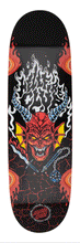 Load image into Gallery viewer, Santa Cruz x Stranger Things Hellfire Club Flames Deck 9" x 32" (Egg Shaped)