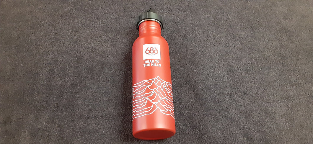 686 Head to the Hills Water Bottle - Red