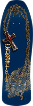 Load image into Gallery viewer, Powell Peralta Ray Underhill Cross Reissue Navy / Gold Foil Skateboard Deck 10" x 31"