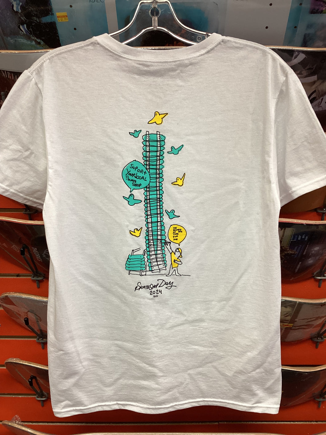 Funtastik Skate Shop Day Limited Gonz Art T-Shirt White