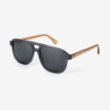 Load image into Gallery viewer, Manis Haines Sunglasses Blue Steel/Toffee