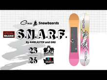 Load and play video in Gallery viewer, Gnu x Airblaster S.N.A.R.F. Machine Snowboard 2027 Early Release