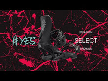 Load and play video in Gallery viewer, Yes Select Snowboard Binding 2025
