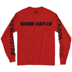 Capita Dharma Long Sleeve T-shirt Red
