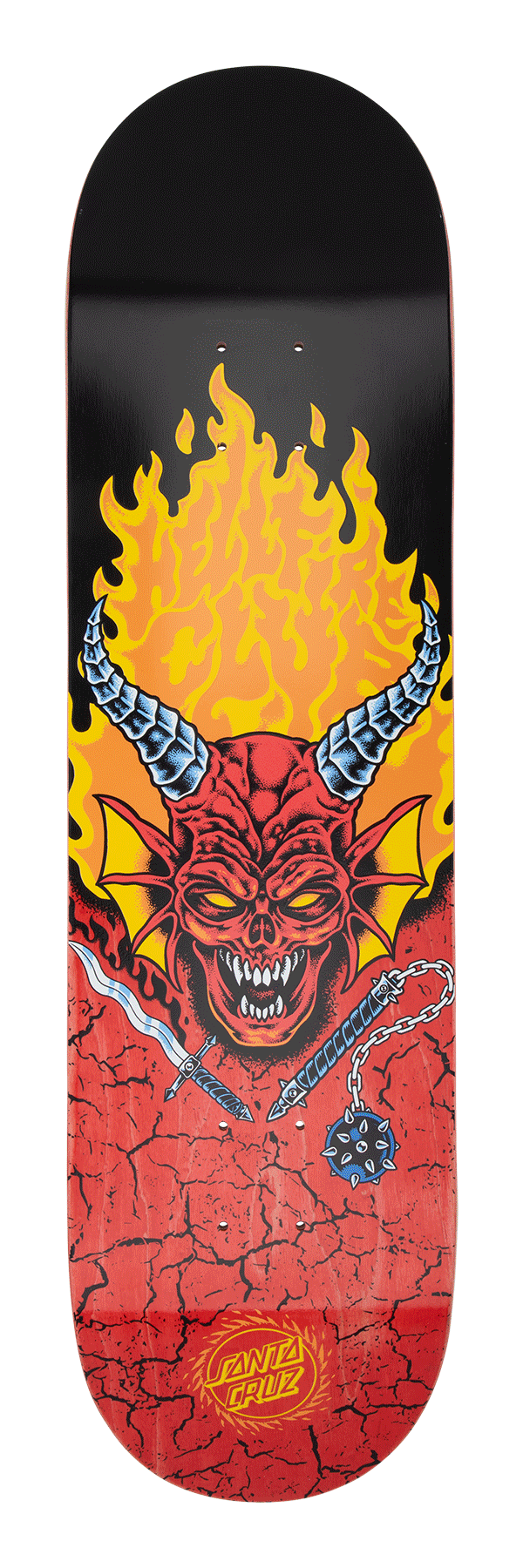Santa Cruz x Stranger Things Hellfire Club Deck 8.25