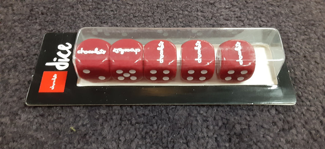 Chocolate Skateboards 5 Dice Set