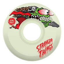 Load image into Gallery viewer, Santa Cruz x Stranger Things Meek Slasher Eddie Wheels Slime GITD 60mm 78a
