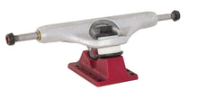 Load image into Gallery viewer, Stage 11 Delfino Silver/Red Hollow Independent Skateboard Trucks
