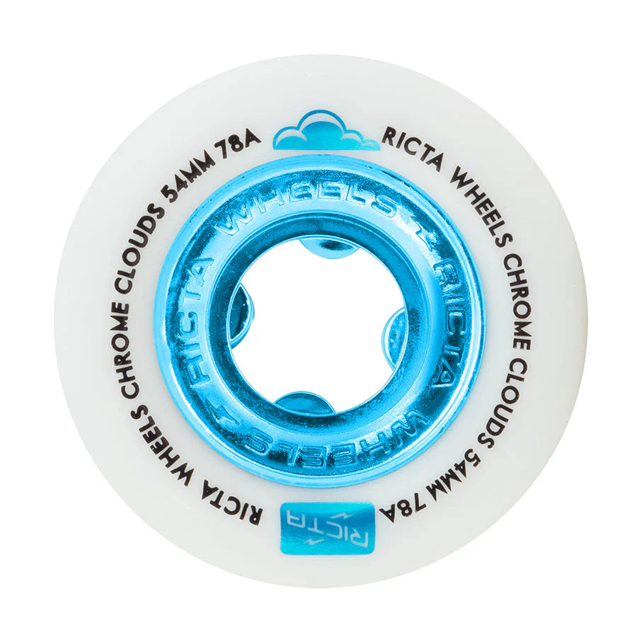Ricta Chrome Clouds Skateboard Wheels