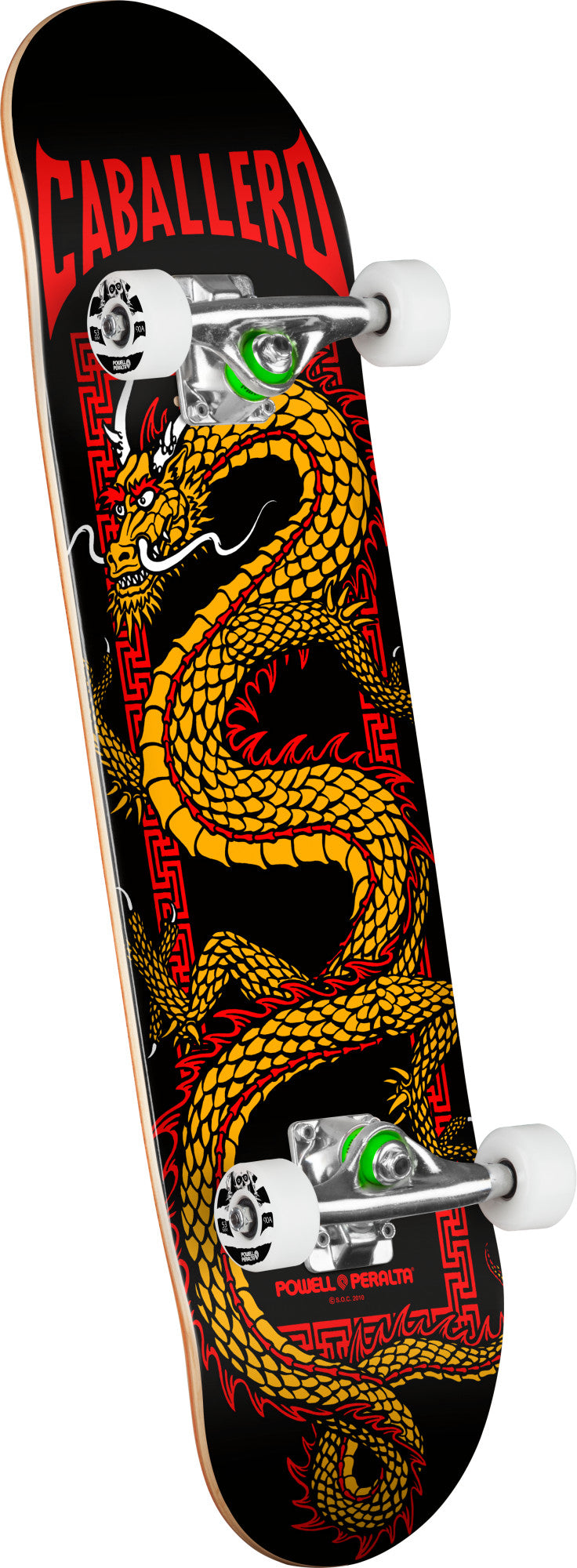 Powell Peralta Cab Chinese Dragon Birch Complete Skateboard Black - 7.75 x 31.08