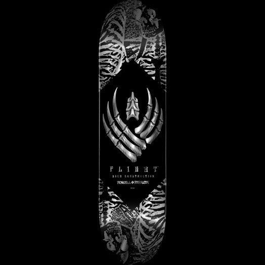 Powell Peralta Skeleton Green Foil FLIGHT Skateboard Deck - 8.25