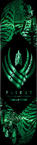 Powell Peralta Skeleton Teal Foil FLIGHT Skateboard Deck - 8.13" K26 Twin