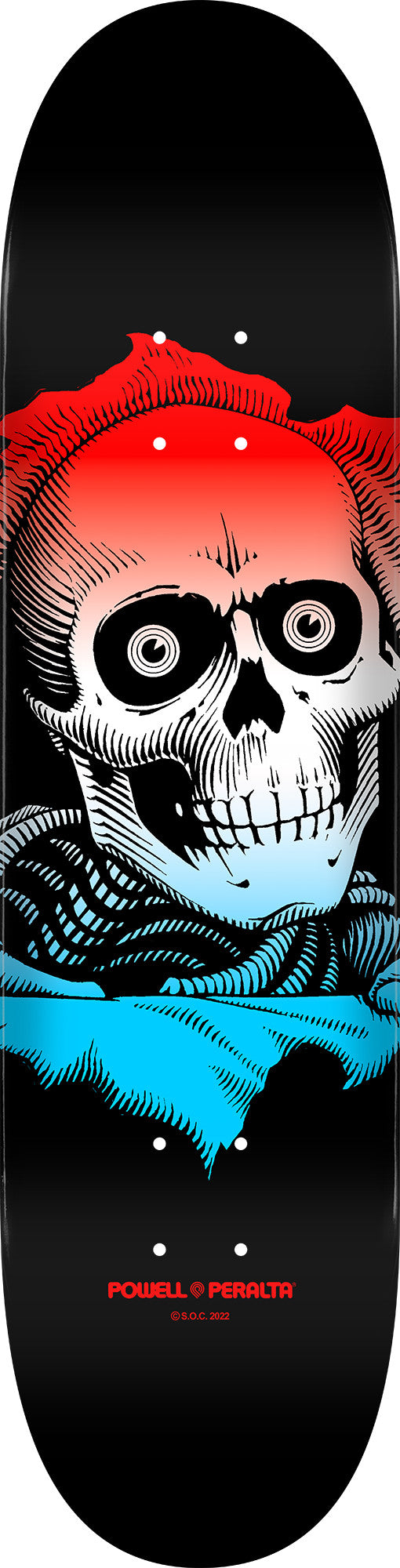 Powell Peralta Ripper Blue Fade Skateboard Deck 8.5 x 32.08
