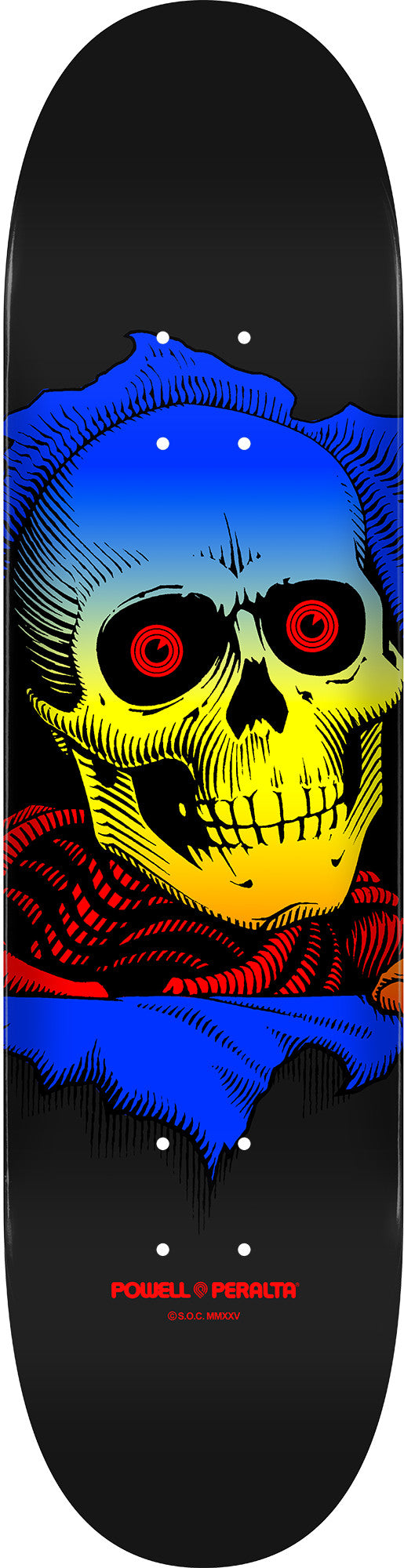 Powell Peralta Ripper Yellow Fade Skateboard Deck 8.5