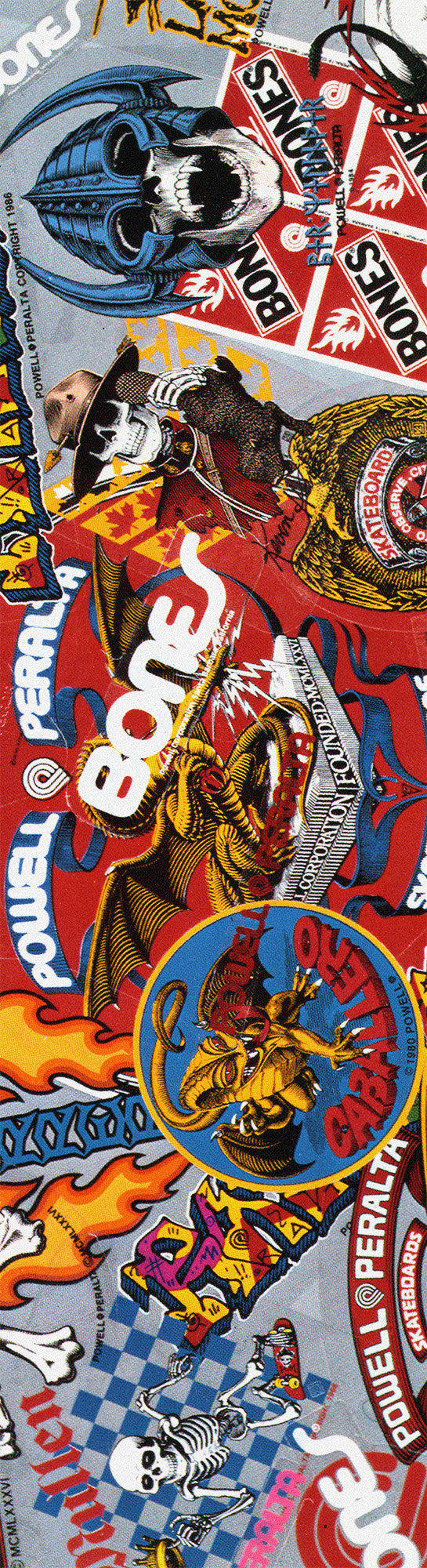 Powell Peralta Collage 3 Grip Tape Sheet 9 x 33
