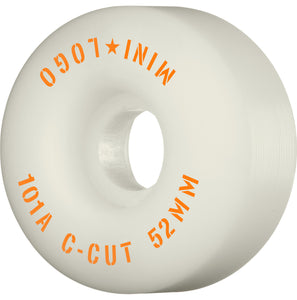 Mini Logo Skateboard Wheels C-Cut "2" 52mm 101A 4pk
