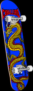 Powell Peralta Cab Chinese Dragon Royal Blue Birch Complete Skateboard  7.75"