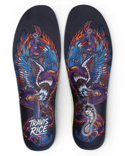 Load image into Gallery viewer, Remind Medic Impact Travis Rice Eagle Snake 5.5mm Mid-High Arch Insoles
