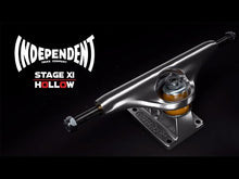 Load and play video in Gallery viewer, Stage 11 Polished Hollow Independent Skateboard Trucks
