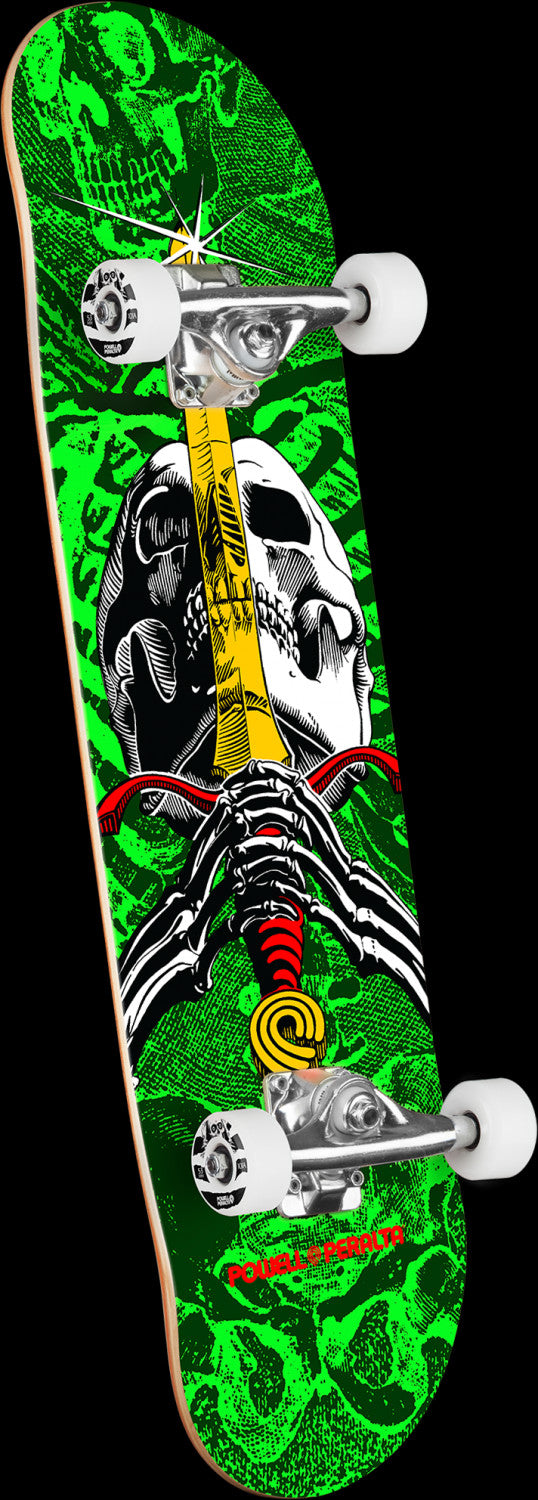 Powell Peralta Skull & Sword Green Birch Complete Skateboard 8