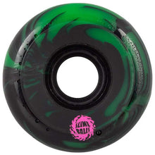 Load image into Gallery viewer, Slime Balls 65mmBlack Green Swirl 65mm 78a
