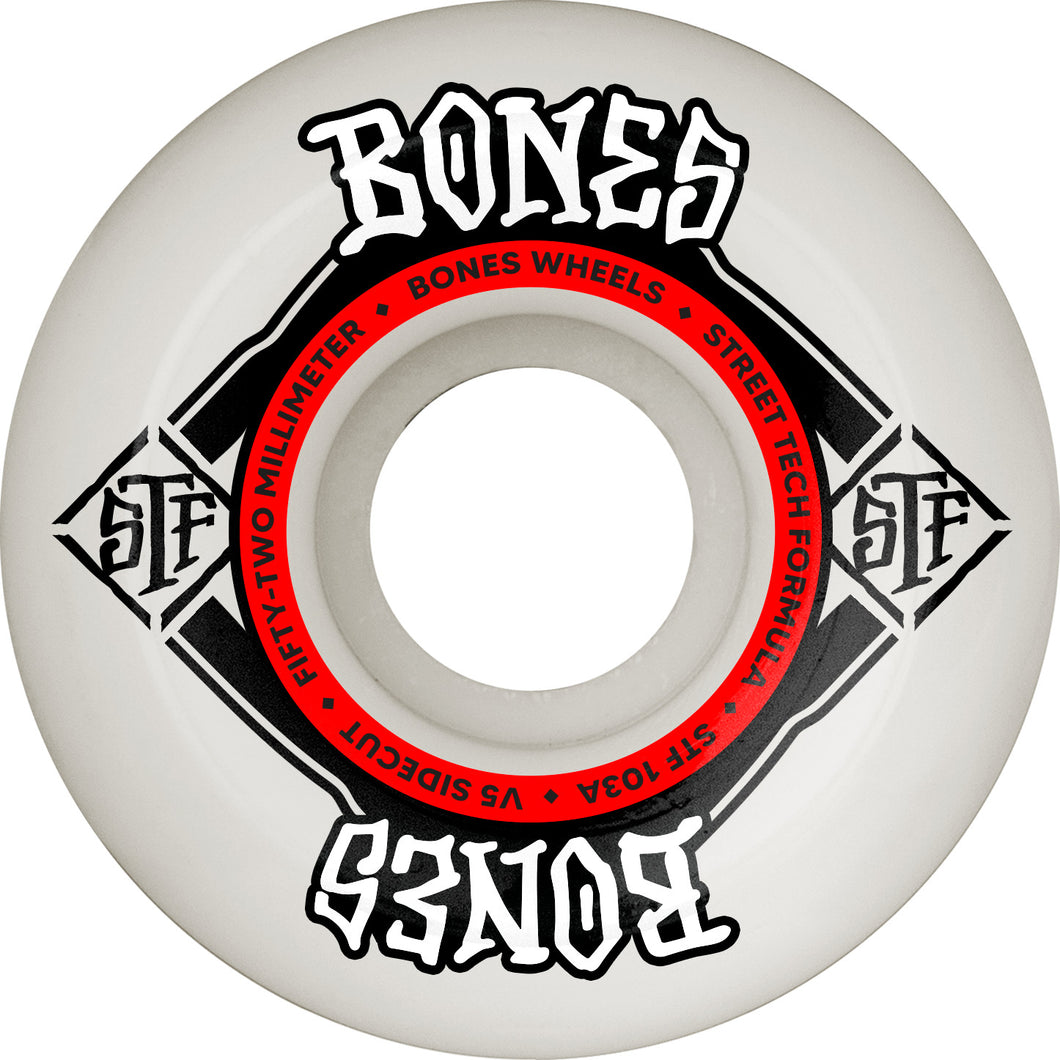 Bones STF Sidecut 52mm V5 103a Wheels