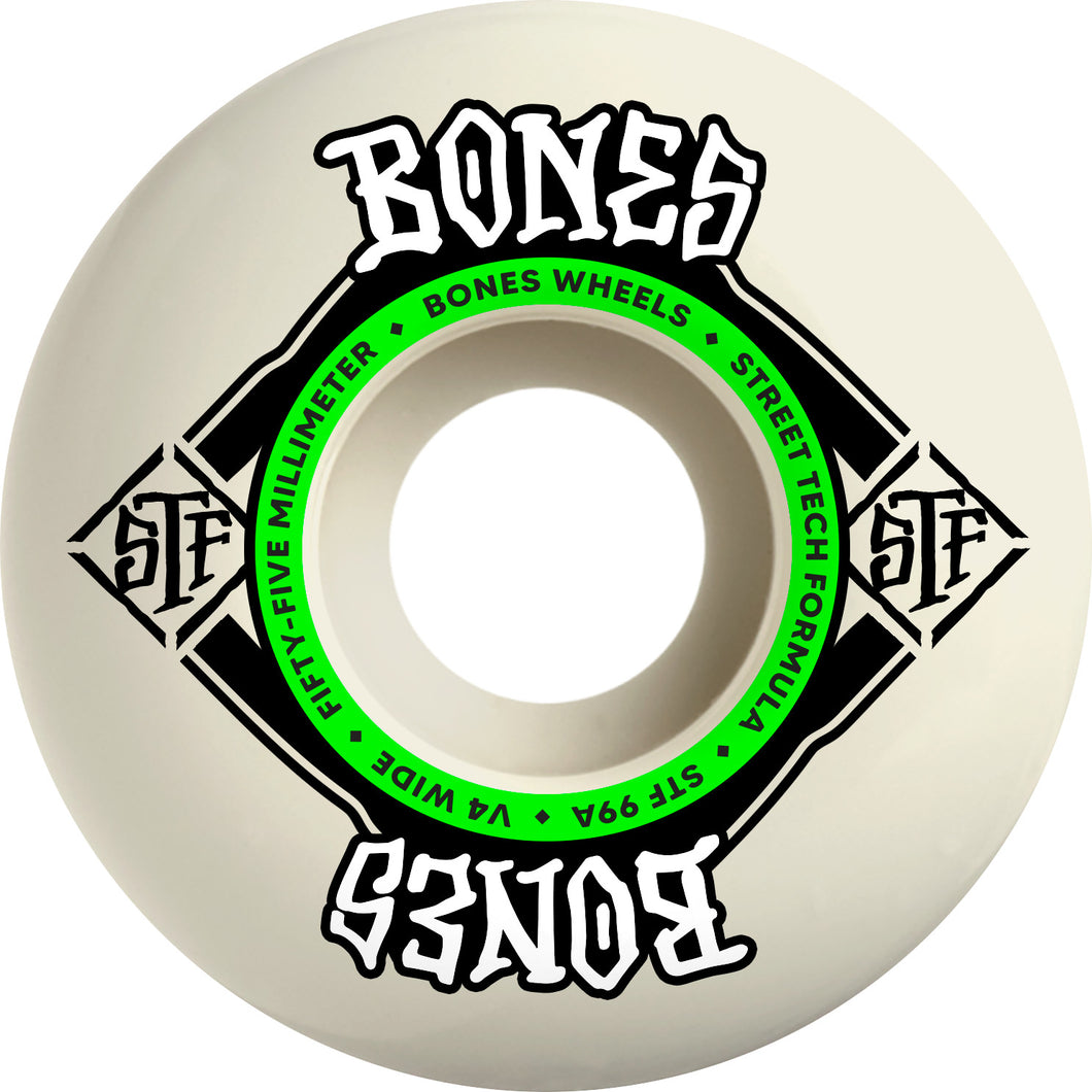 Bones STF Wide 55mm V4 99a Wheels