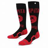 Stance Ultrafear Snowboard Sock Black/Red