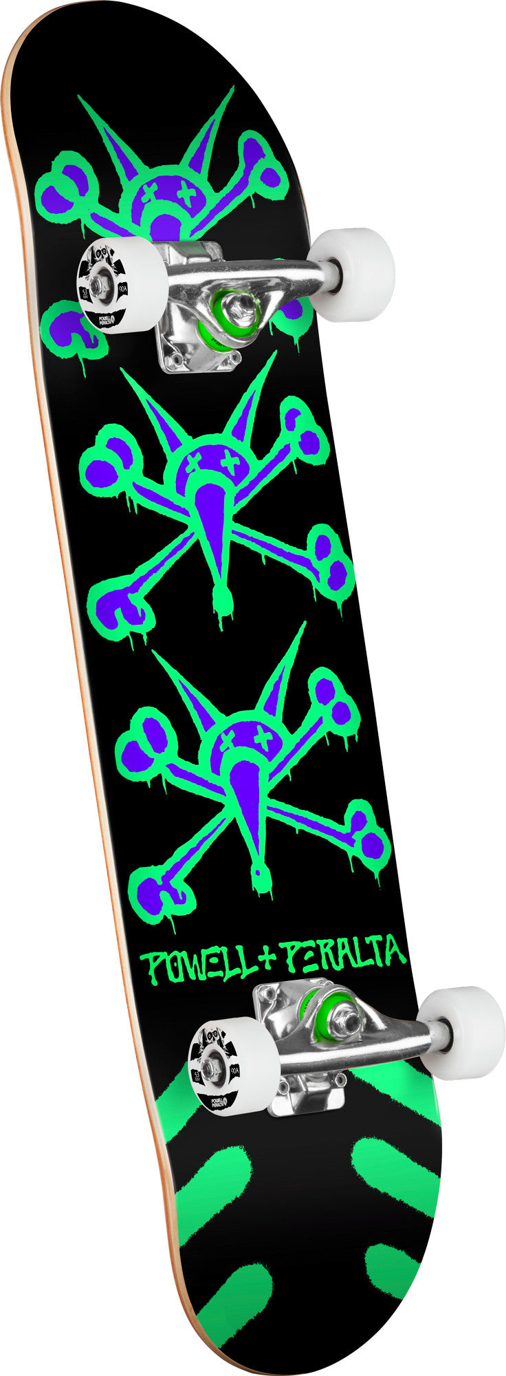 Powell Peralta Vato Rats Birch Complete Skateboard Black/Green - 7 x 28
