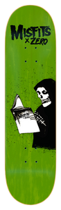 Zero Misfits Ghost Stories Deck Green 8.25"