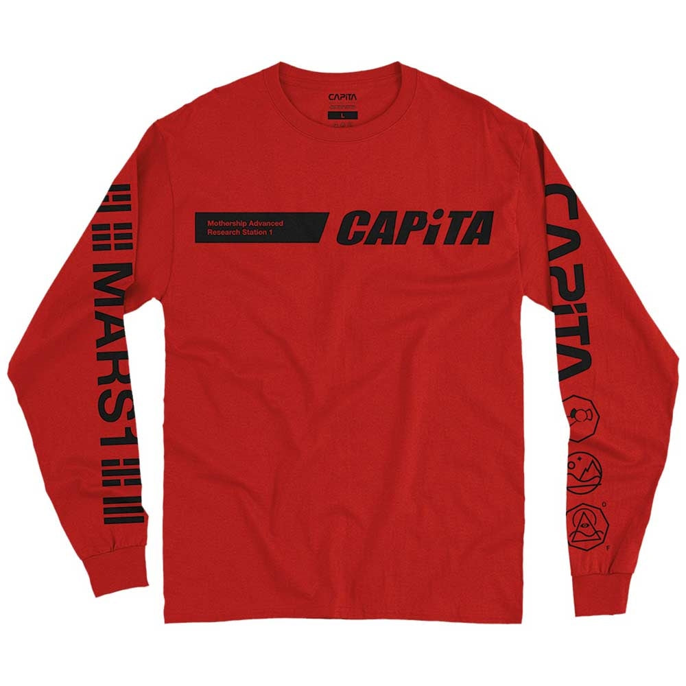 Capita Dharma Long Sleeve T-shirt Red