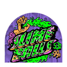 Load image into Gallery viewer, 53mm Greetings Speed Balls Purple Black 99a Slime Balls Skateboard Wheels
