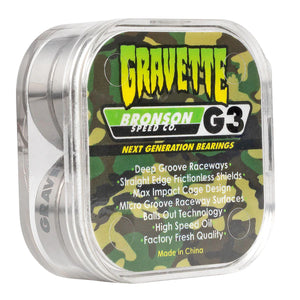 Bronson Speed Co. David Gravette Skateboard Bearings G3 BOX/8