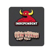 Load image into Gallery viewer, Toy Machine Independent Machine Bar 2-Pack Enamal Pins
