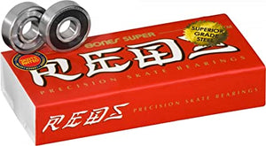 Bones® Super REDS® Skateboard Bearings 8 pack