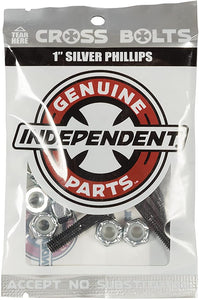 Independent Genuine Parts Cross Bolts Standard Phillips Skateboard Hardware 1"
