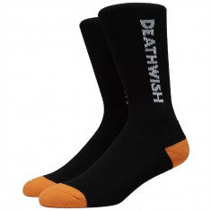 Deathwish Carpenter Socks - Black/Orange