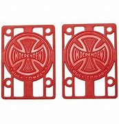 Independent Genuine Parts 1/8 in Risers Red Independent Set of 2 ...
