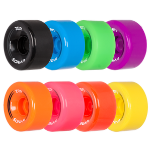 Radar Sonar Zen Roller Skate Wheels 63mm 85a Set of 8