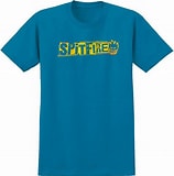 Spitfire Ransom T-Shirt - Turquoise/Yellow