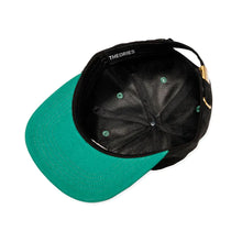 Load image into Gallery viewer, Theories Hand Of StrapbackHat Black/Green
