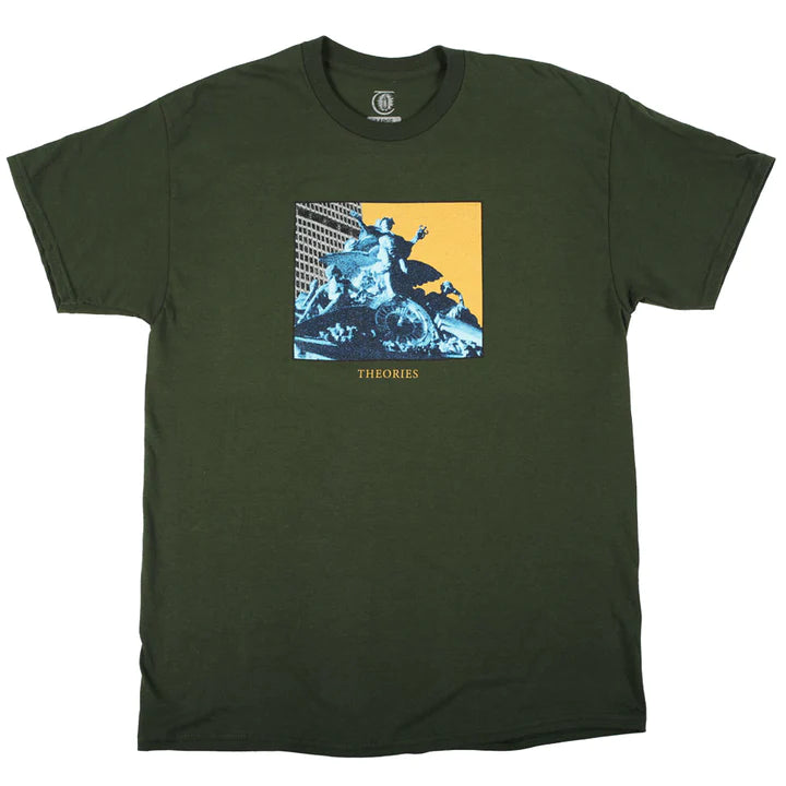 Theories Mercury T-shirt Olive