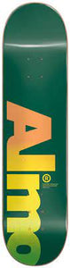 Almost Fall Off Logo Green 8.25" Skateboard Deck