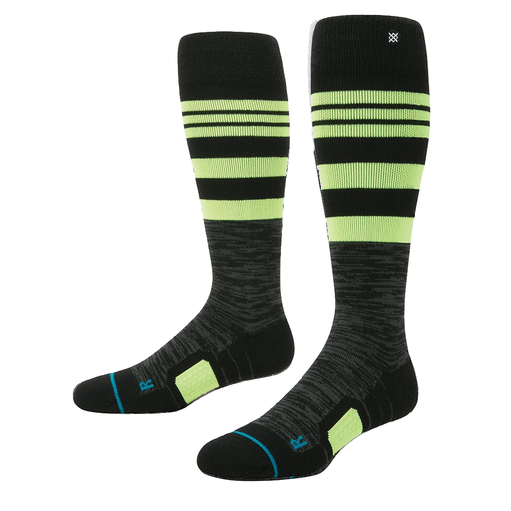 Stance Augite Snowboard Sock Black Medium (6-8.5)