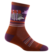 Load image into Gallery viewer, Darn Tough Women&#39;s Critter Club Micro Crew Lightweight Hiking Sock
