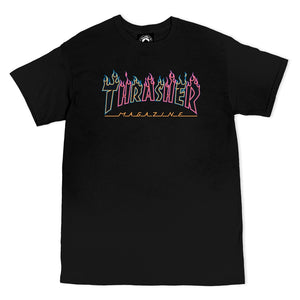 Thrasher Flame Logo T-shirt