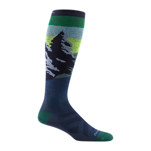 Darn Tough Men's Solstice Over-the-Calf Lightweight Ski & Snowboard Sock