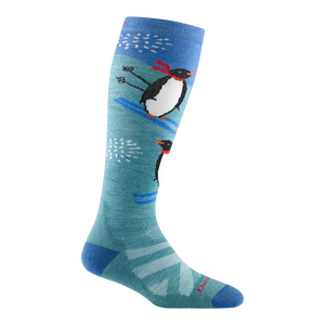 Darn Tough Women's Penguin Peak Over-the-Calf Midweight Ski & Snowboard Sock