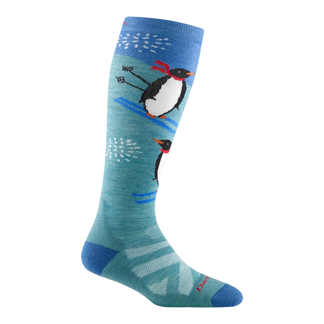 Darn Tough Women's Penguin Peak Over-the-Calf Midweight Ski & Snowboard Sock