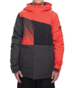 686 Boys Knockout Insulated Jacket Infrared/Black Small